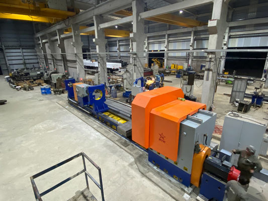 Heavy Duty Horizontal CNC Lathe Machine For Turning Wind Shaft